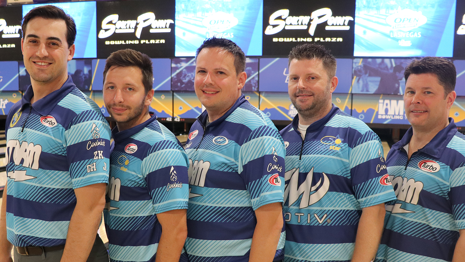 The members of Higgy's Aquarium at the 2024 USBC Open Championships